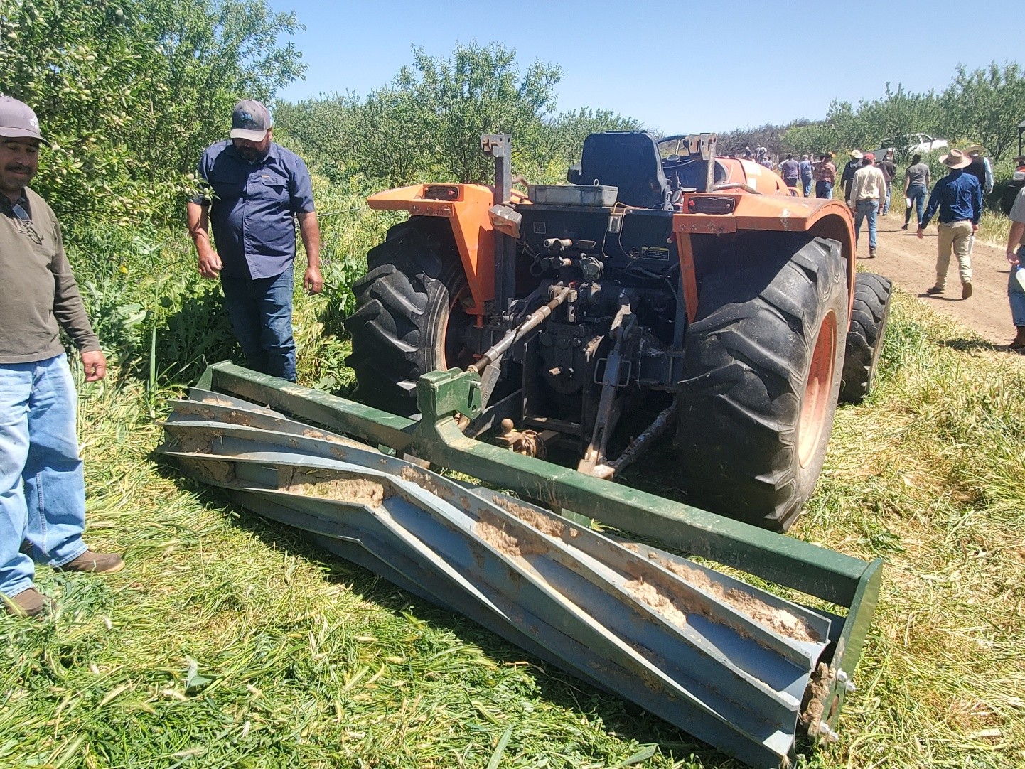 Orchard roller crimp